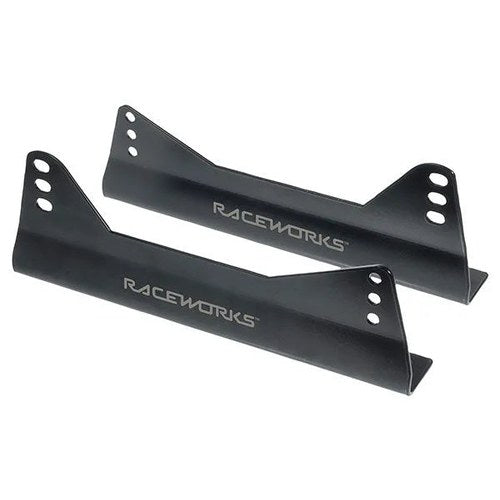 Raceworks Carbon Steel Seat Mounts 125mm Pair | VPR-051