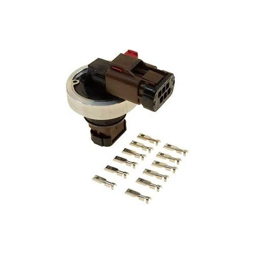 Raceworks 6-Pin Steel Electrical Bulkhead Kit | ALY-139-S