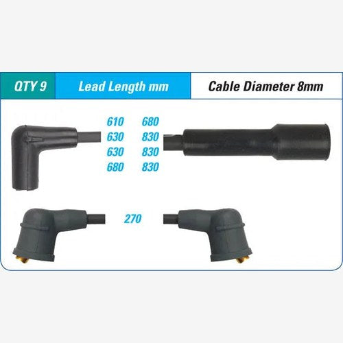Ignition Lead Set for Holden VN, VP, VR, VS and VT | ILS-012M