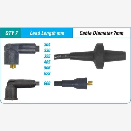 Ignition Lead Set for Renault 2.6 and 2.7 | ILS-095M
