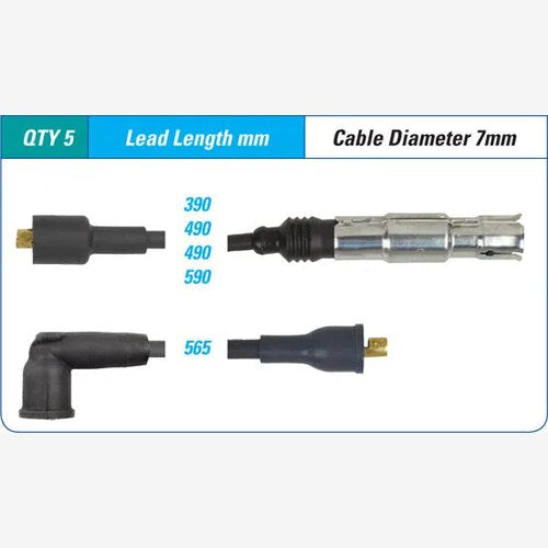 Ignition Lead Set for Volkswagen 1.3 1.5.1.6.1.8L | ILS-210M