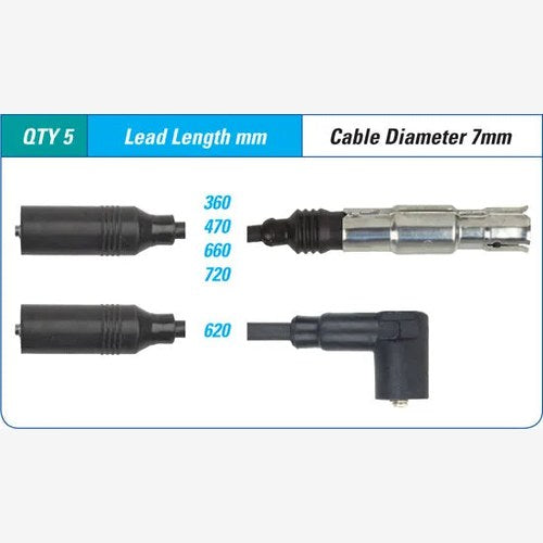 Ignition Lead Set for Seat and Volkswagen | ILS-262M