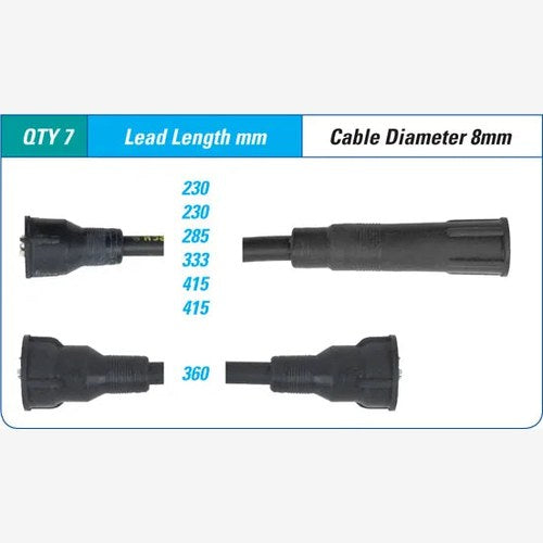 Ignition Lead Set for Chrysler and Jeep | ILS-316M