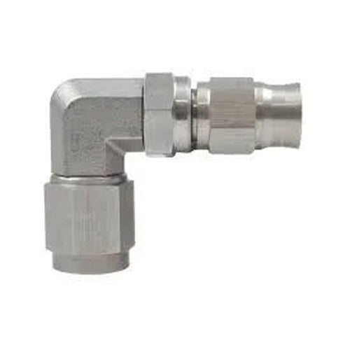 Raceworks Teflon Braid Hose End 90 Degree | RWF-203-03BK