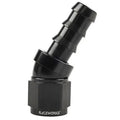 Raceworks 30 Degree Push Lok Hose End | RWF-407-04BK