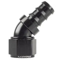 Raceworks 45 Degree Push Lok Hose End | RWF-402-04BK