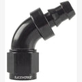 Raceworks 60 Degree Push Lok Hose End | RWF-408-04BK