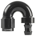 Raceworks 180 Degree Push Lok Hose End | RWF-406-04BK