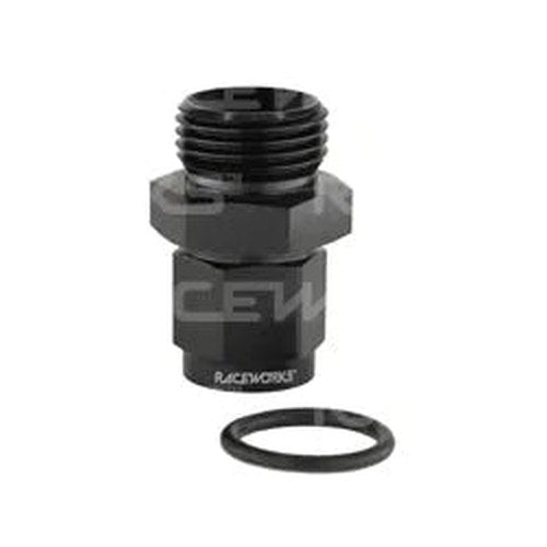 Raceworks AN O-Ring Boss to Female Swivel Adapter | RWF-907-06BK