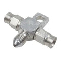 Raceworks AN-3 Stainless Steel Male Flare Tee | RWF-261-03-03SS