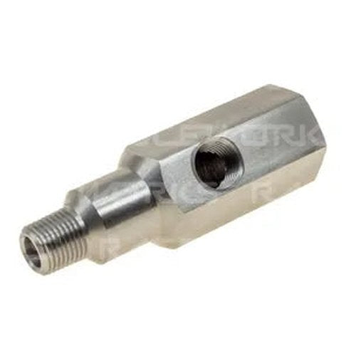 Raceworks Stainless Oil Pressure Gauge Tee Adapter | RWF-808-02SS