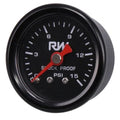 Raceworks Fuel Pressure Gauge 0-15PSI | FSA-519BK