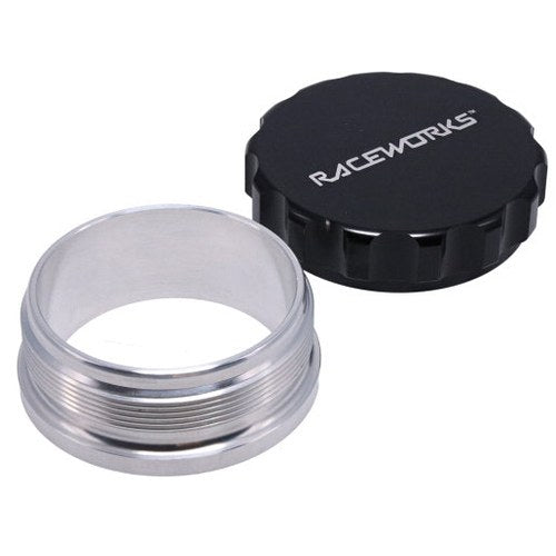 Raceworks Male Weld-On Filler Cap 3.00in | RWF-460-48-ABK