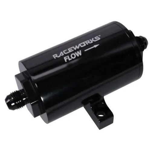 Raceworks AN-6 40 Micron Billet Fuel Filter | ALY-206-40BK