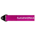 Raceworks Pink Tow Strap 250mm | VPR-021PK