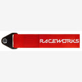 Raceworks Red Tow Strap 250mm | VPR-021RD