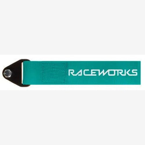 Raceworks Teal Tow Strap 250mm | VPR-021TL