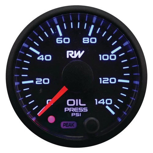 Raceworks Electronic Oil Pressure Gauge Kit 52mm | VPR-303