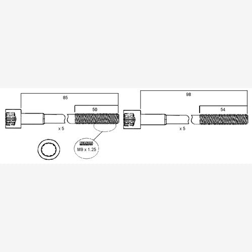 Permaseal Head Bolt Set for Toyota 4E-FE and 5E-FE | HBS025