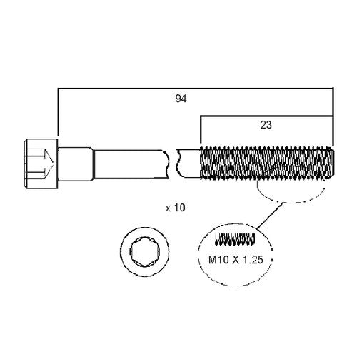 Permaseal Head Bolt Set for Hyundai | HBS061