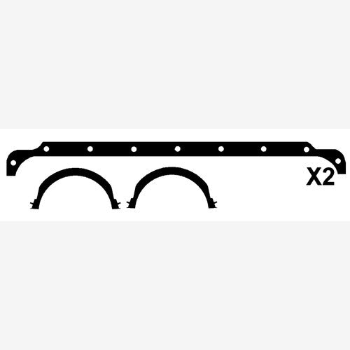 Permaseal Sump Gasket Set for Chrysler 318 Channel | HC317