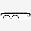 Permaseal Sump Gasket Set for Chrysler 318 Channel | HC317
