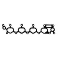Permaseal Inlet Manifold Gasket Set for 4G63 SOHC 10/96-09/00 | MG3133