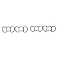 Permaseal Inlet Manifold Gasket Set for Mitsubishi 4G64 GDI | MS3710