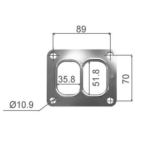 Permaseal TA Turbo Flange Gasket for GT42 and GT51 | TUR004