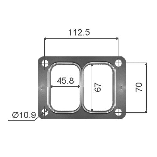 Permaseal TV Turbo Flange Gasket for GT42 and GT51 | TUR005