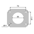 Permaseal Turbocharger Inlet Gasket Mitsubishi 4G63T 6CM | TUR045