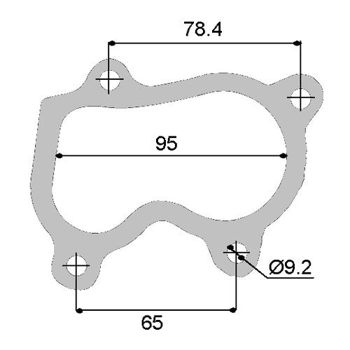 Permaseal Turbocharger Outlet Gasket for Isuzu | TUR046