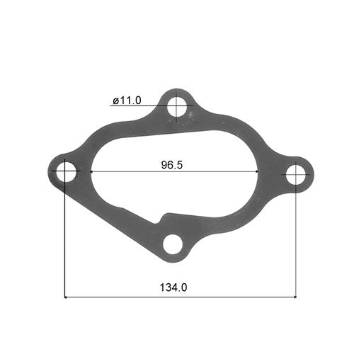 Permaseal Turbocharger Outlet Gasket for Mitsubishi 4M40 | TUR071
