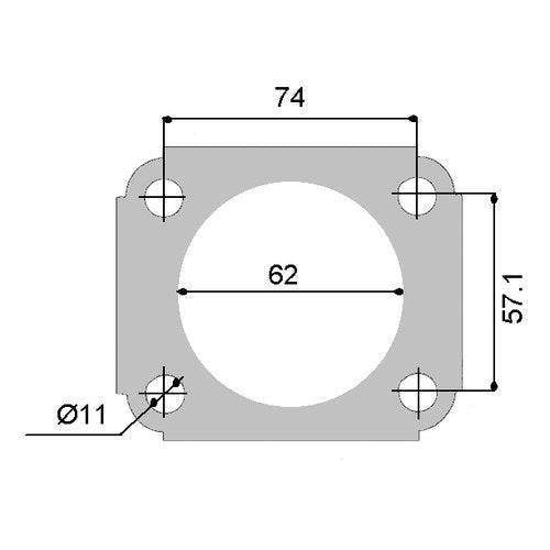 Permaseal Turbocharger Inlet Gasket for Mitsubishi | TUR081