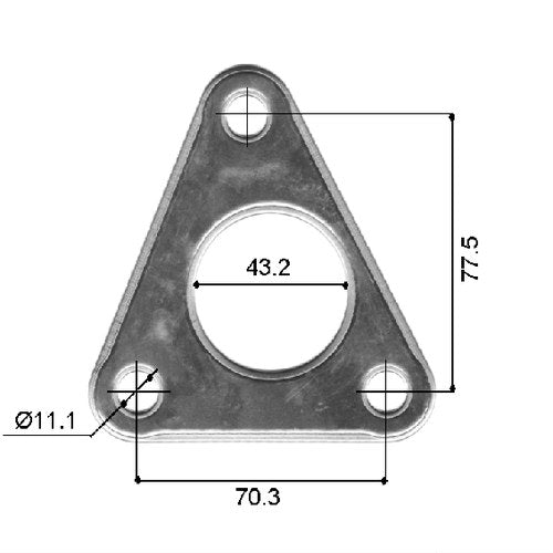 Permaseal Turbocharger Inlet Gasket for Nissan YD25DDT | TUR085