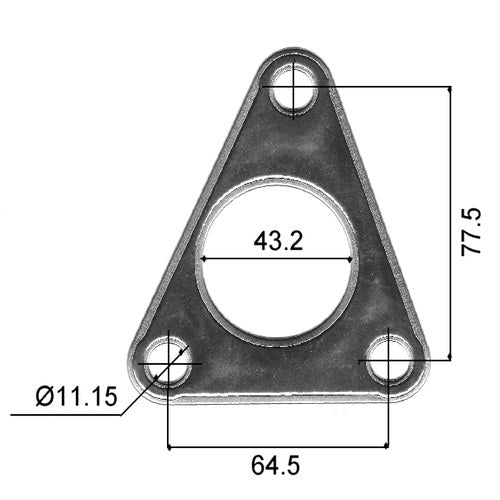 Permaseal Turbocharger Inlet Gasket for Nissan YD25DDT | TUR087