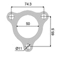 Permaseal Turbocharger Outlet Gasket Mitsubishi 4D56T | TUR093