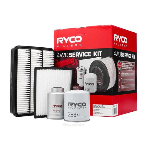 Ryco Service Kit for Toyota Landcruiser Prado KZJ120R | RSK3C