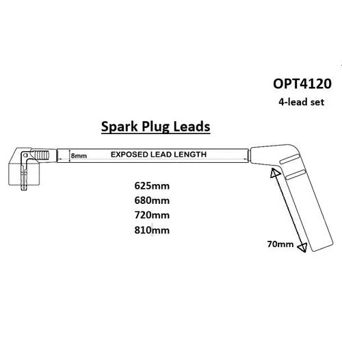 HT Lead Set for Mazda/Toyota 22R Early | OPT4120