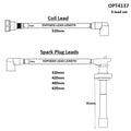 HT Lead Set for Mazda B6BP 4 Lead | OPT4137