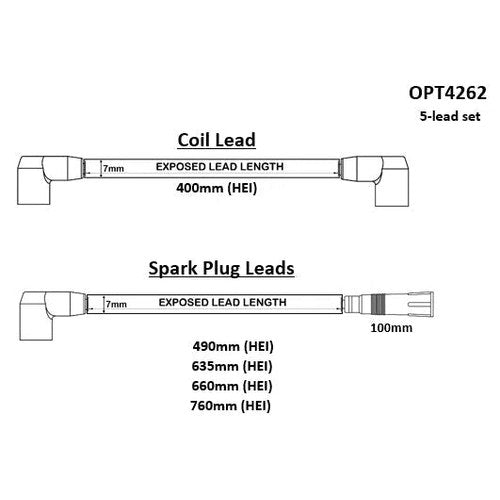 HT Lead Set for Mercedes-Benz | OPT4262