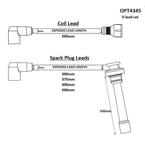 HT Lead Set for Diahatsu | OPT4345