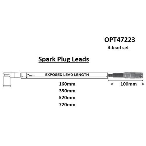 Ignition Lead Set for MERC M266 | OPT47223