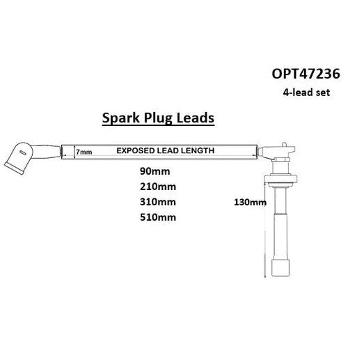 Ignition Lead Set for Hyundai G4JP/S | OPT47236