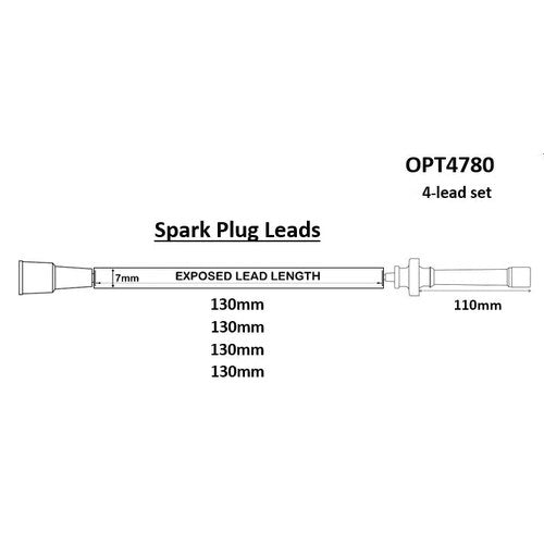 Ignition Lead Set for Kia | OPT4780