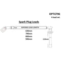 Ignition Lead Set for Mitsubishi 4G63T EVO5.9 | OPT4796