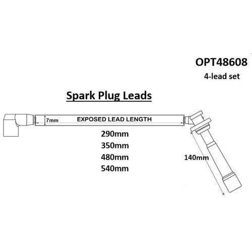 Ignition Lead Set for Fiat | OPT48608
