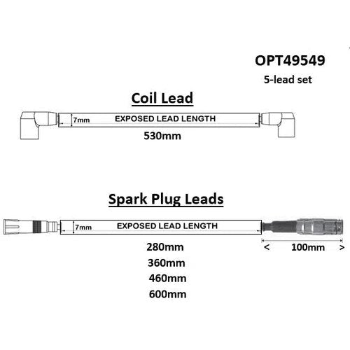 HT Lead Set for Ford Ka | OPT49549