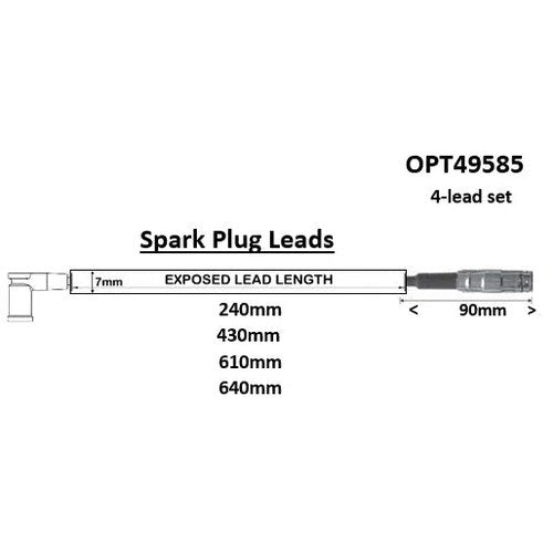 Ignition Lead Set for Alfa Romeo | OPT49585
