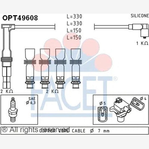 HT Lead Set for Mondeo 01.07 | OPT49608